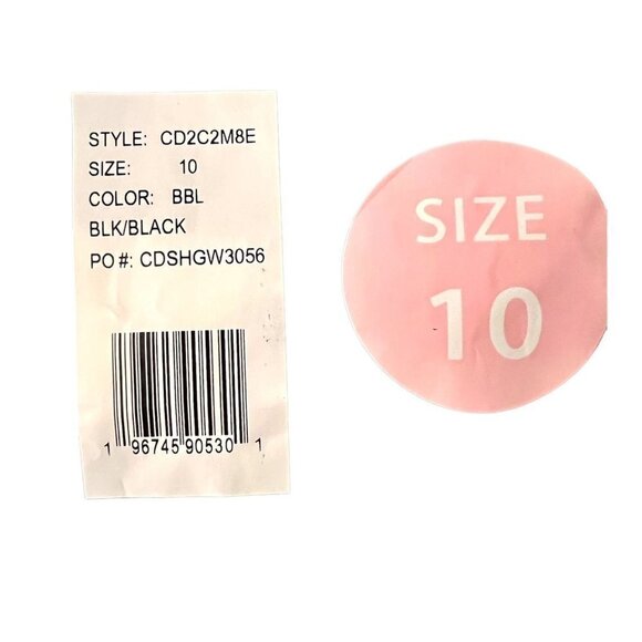 Calvin Klein Womens Black Sequins Short Sleeve Sheath Cocktail Dress Sz 10 New - Picture 9 of 11